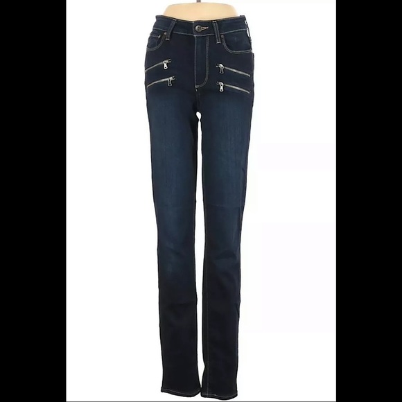 Paige Moto Skinny Jeans - Picture 2 of 12